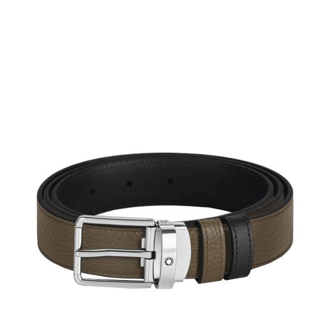Ceinture hommeMontblancCeinture Montblanc réversible à boucle Everyday de 30 mm en cuir
