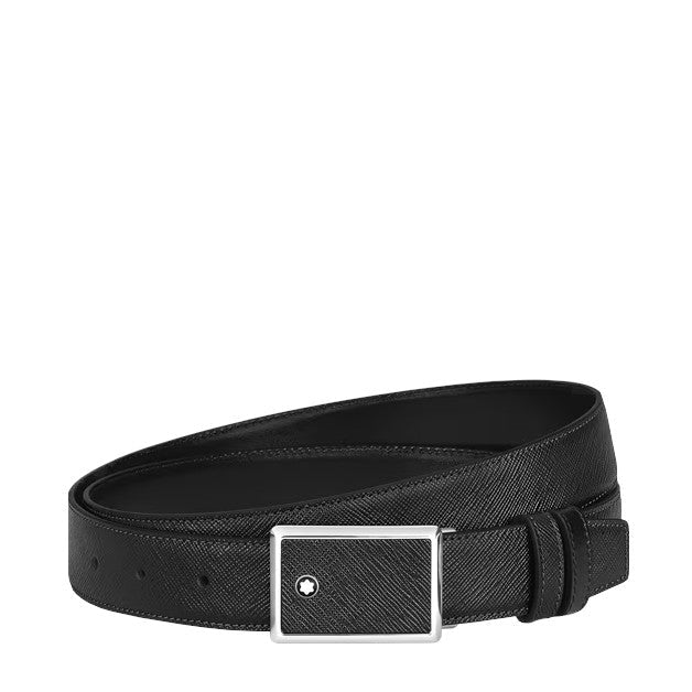 Ceinture hommeMontblancCeinture Réversible 30 mm en Cuir Sartorial avec Boucle Plaque