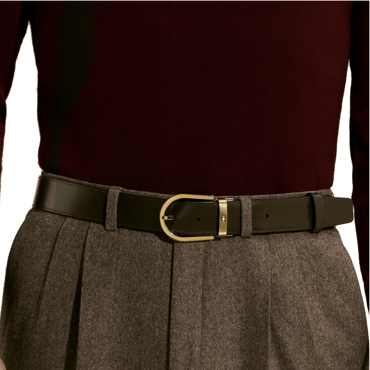 Ceinture hommeMontblancCeinture Réversible Fer à Cheval 35 mm Mntblanc Meisterstück