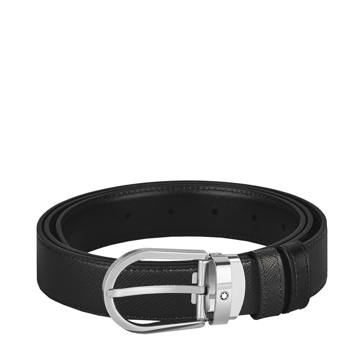 Ceinture hommeMontblancCeinture Réversible Horseshoe 30 mm Montblanc Sartorial Noir