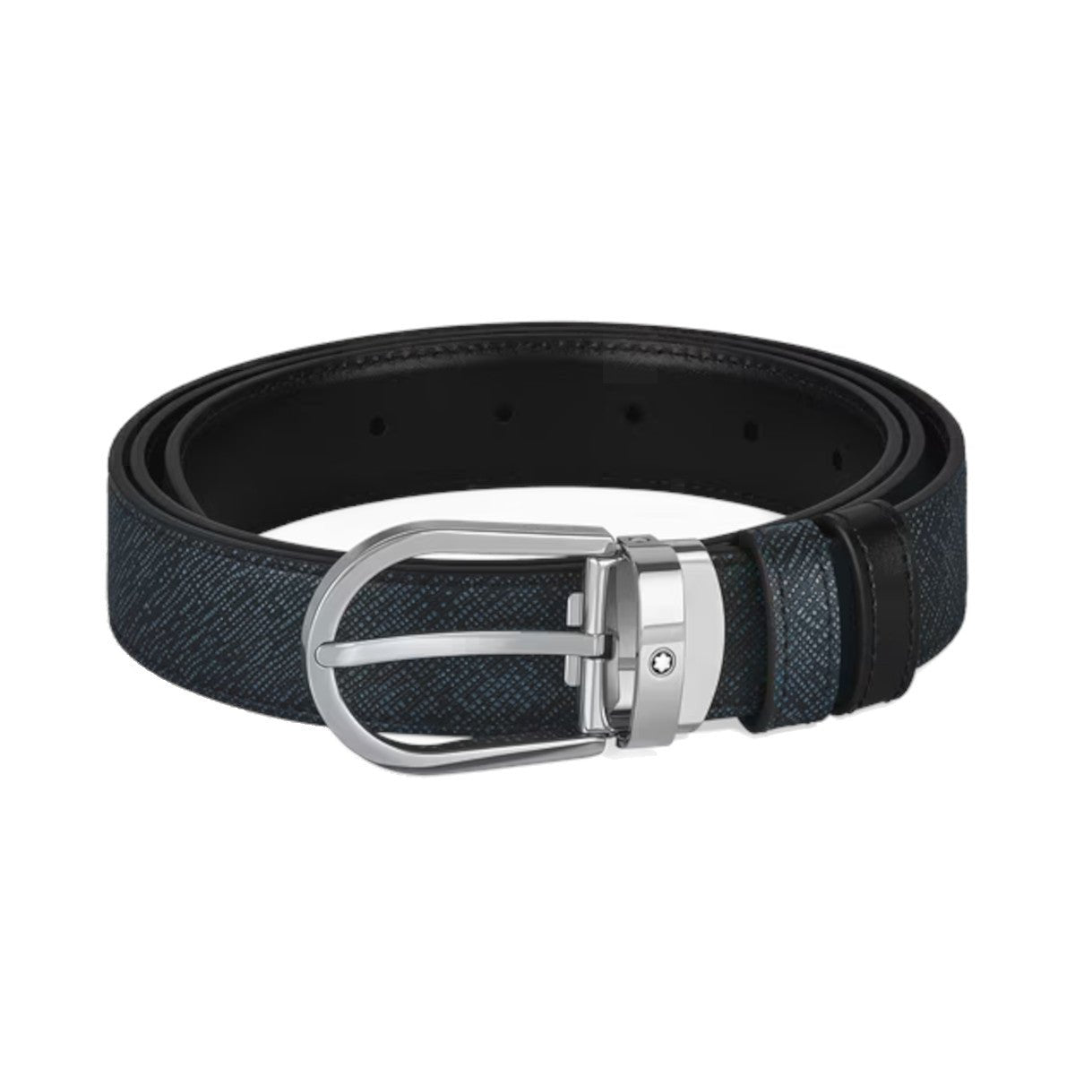 Ceinture hommeMontblancCeinture Réversible Montblanc Horseshoe 30 mm en Cuir Sartorial
