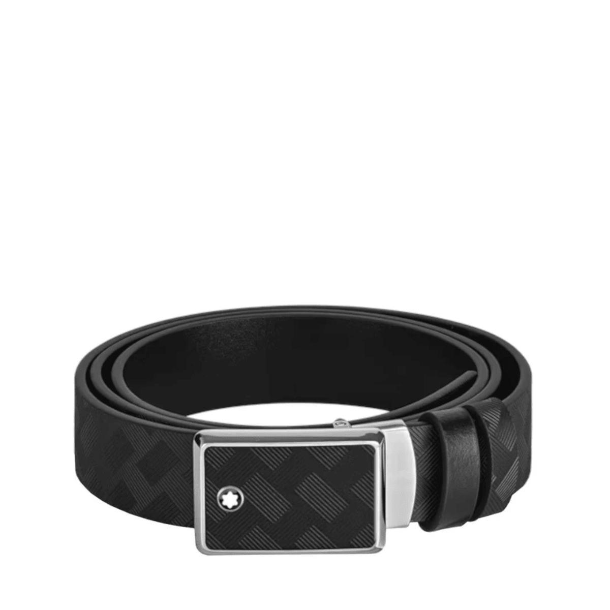 Ceinture hommeMontblancCeinture Réversible Plaque Marqueterie 35 mm en Cuir Extreme