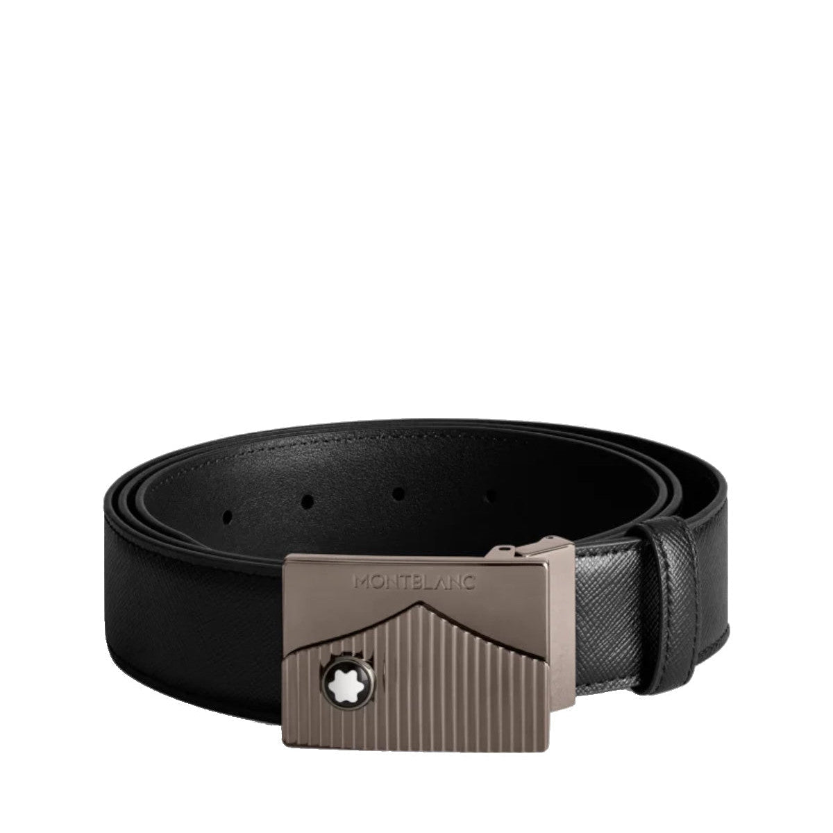 Ceinture hommeMontblancMontblanc Ceinture de 35 mm en cuir noir
