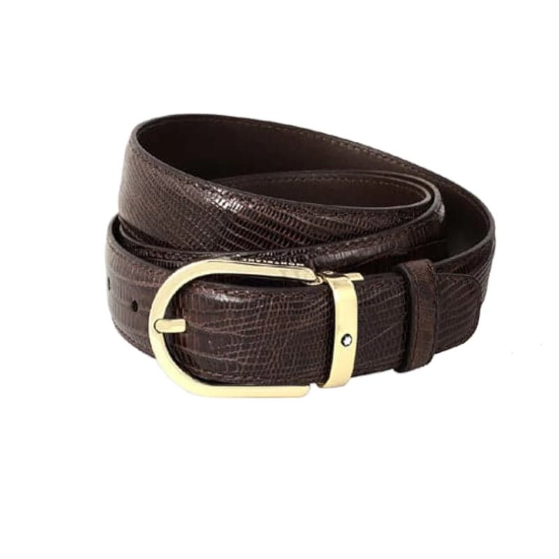 Ceinture hommeMontblancMontblanc Ceinture En Cuir Marron