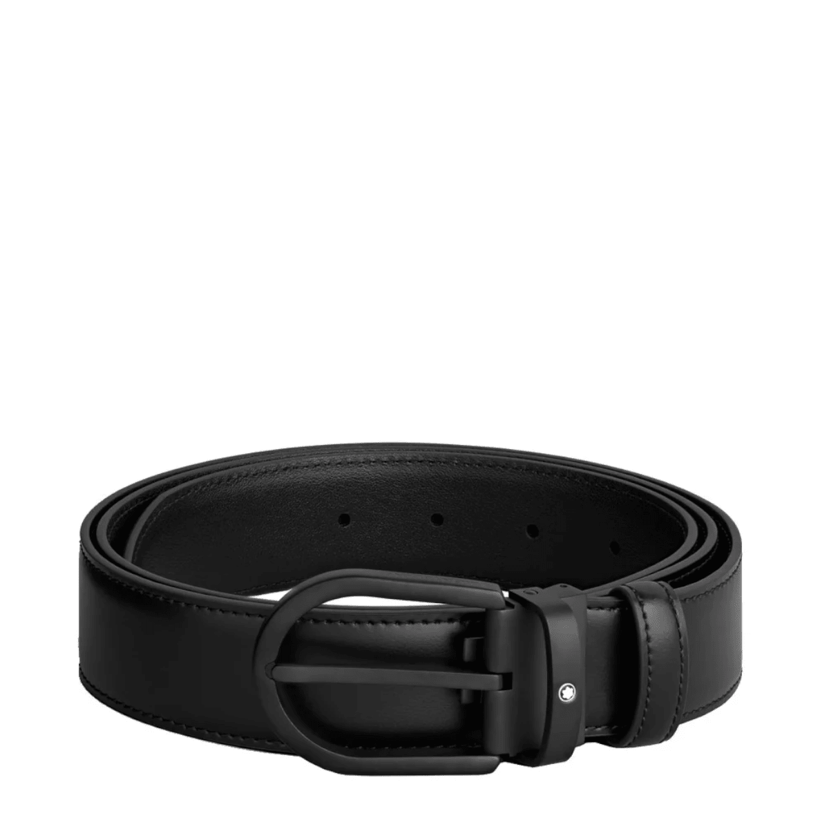 Ceinture hommeMontblancMontblanc Ceinture Montblanc à boucle fer à cheval de 35 mm en cuir