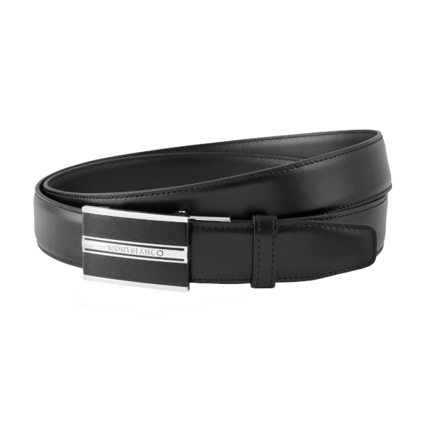 Ceinture hommeMontblancMontblanc Ceinture Montblanc Affaires Noire Ajustable