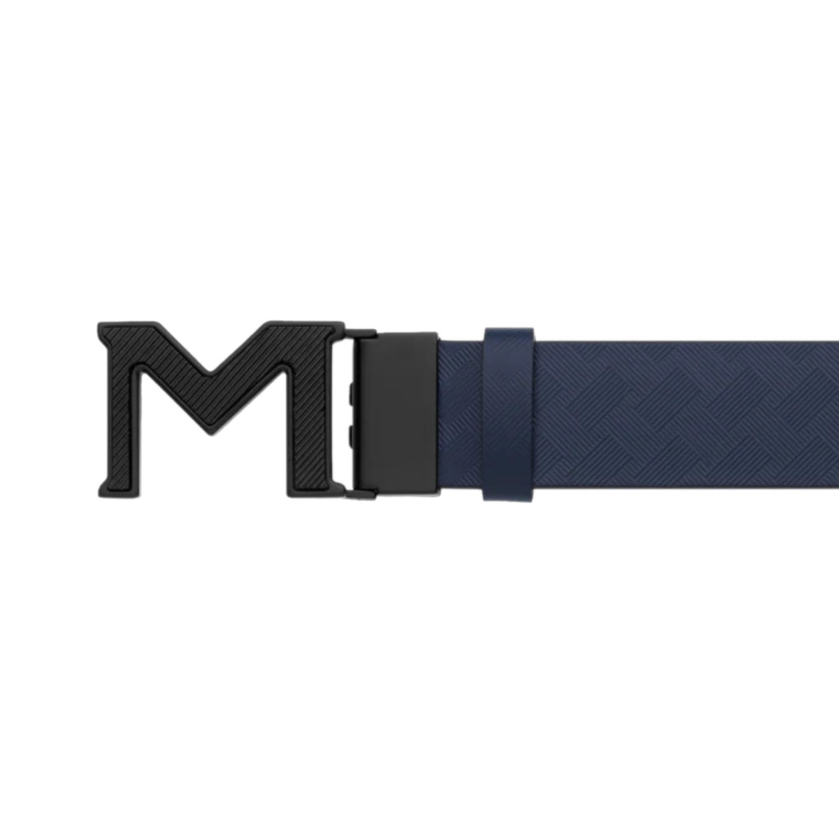 Ceinture hommeMontblancMontblanc Ceinture Réversible À Boucle M Extreme 3.0 De 35 Mm En Cuir Bleu/Noir Lisse