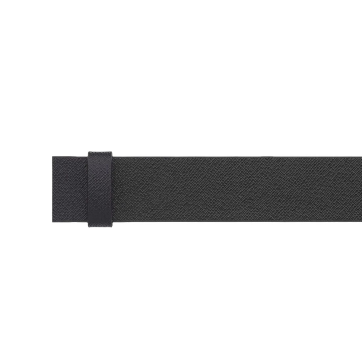 Ceinture hommeMontblancMontblanc Ceinture Réversible en Cuir Saffiano Imprimé Bleu/Noir