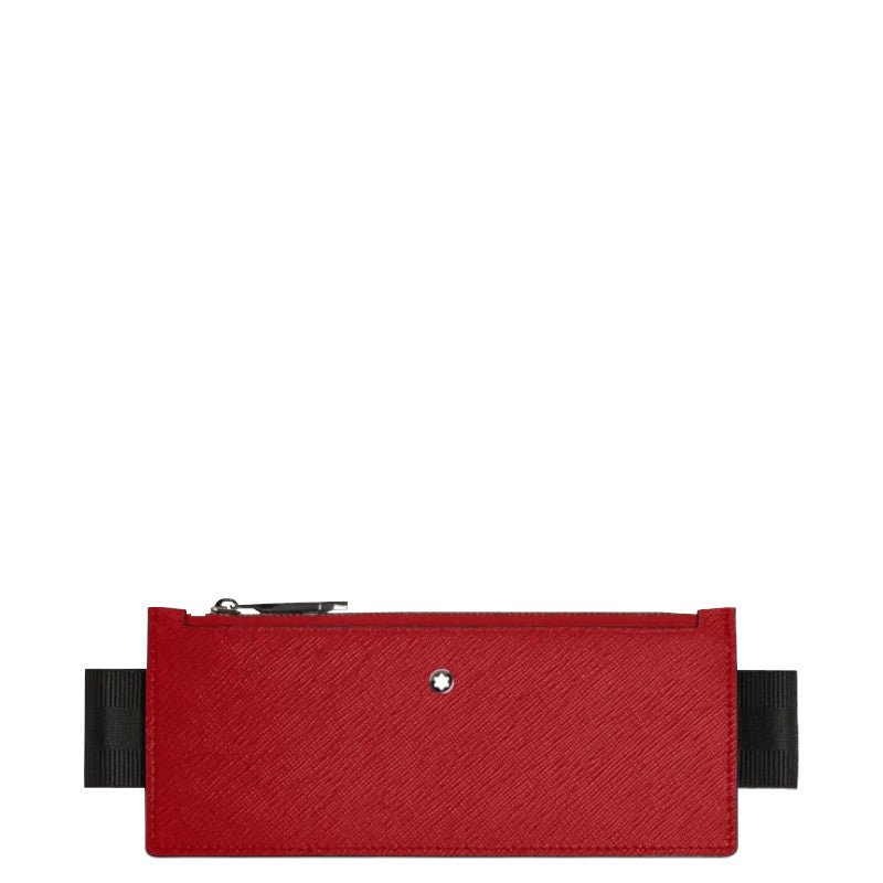 Étui pour styloMontblancÉtui zippé pour 2 instruments d’écriture Montblanc Sartorial avec élastique