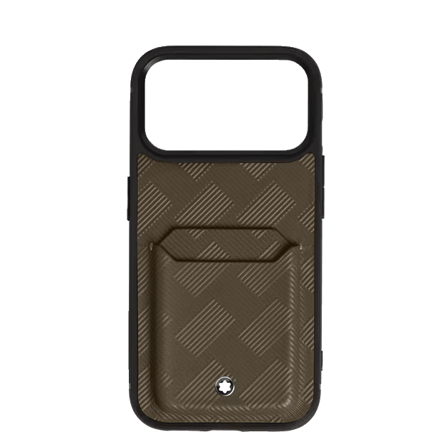 Étui pour téléphoneMontblancÉtui rigide pour iPhone 17 Pro avec 2cc en cuir Montblanc Extreme 3.0