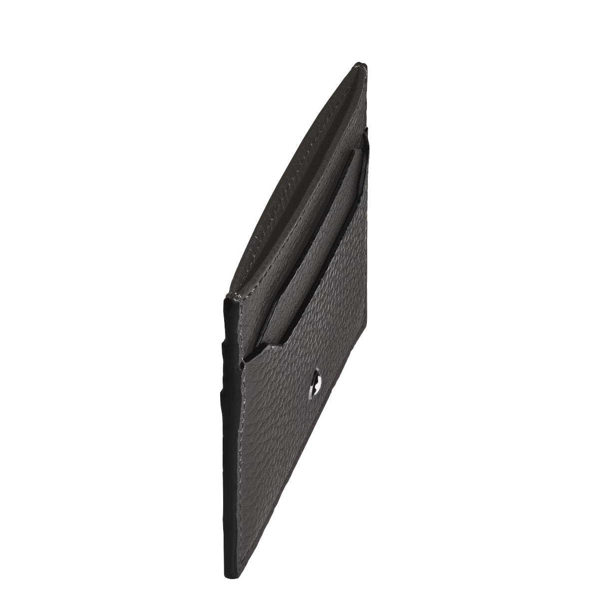 Montblanc 5cc Card Holder in Blue Grained Leather 