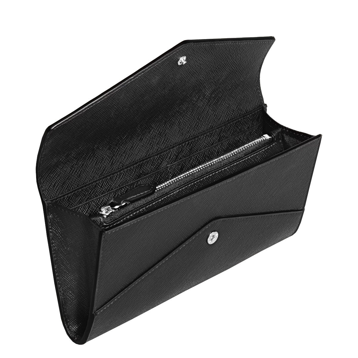 Portafoglio Continental Envelope Montblanc Sartorial Nero 