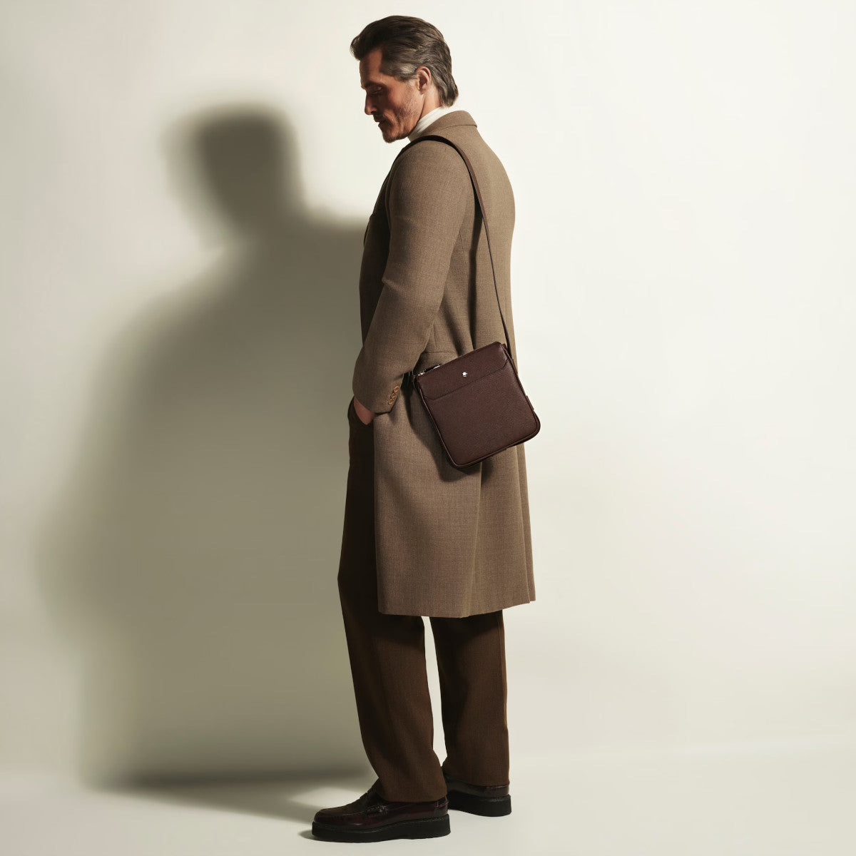 Montblanc vertical leather crossbody bag Sartorial 
