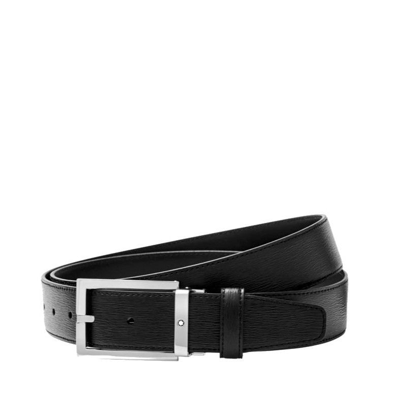 Montblanc Black business belt to be cut to size 
