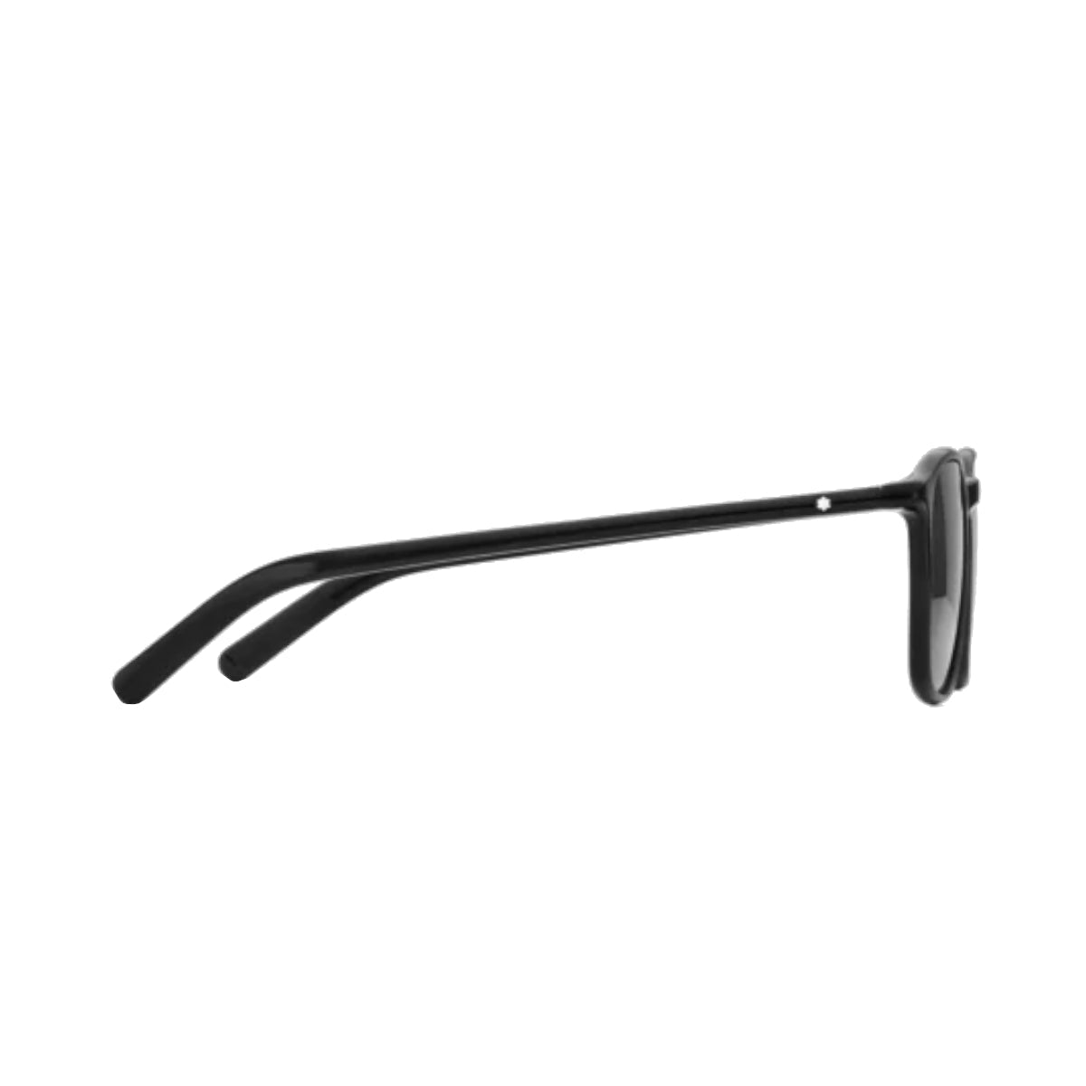 Lunettes de soleilMontblancLunettes de soleil carrées avec monture en acétate noir