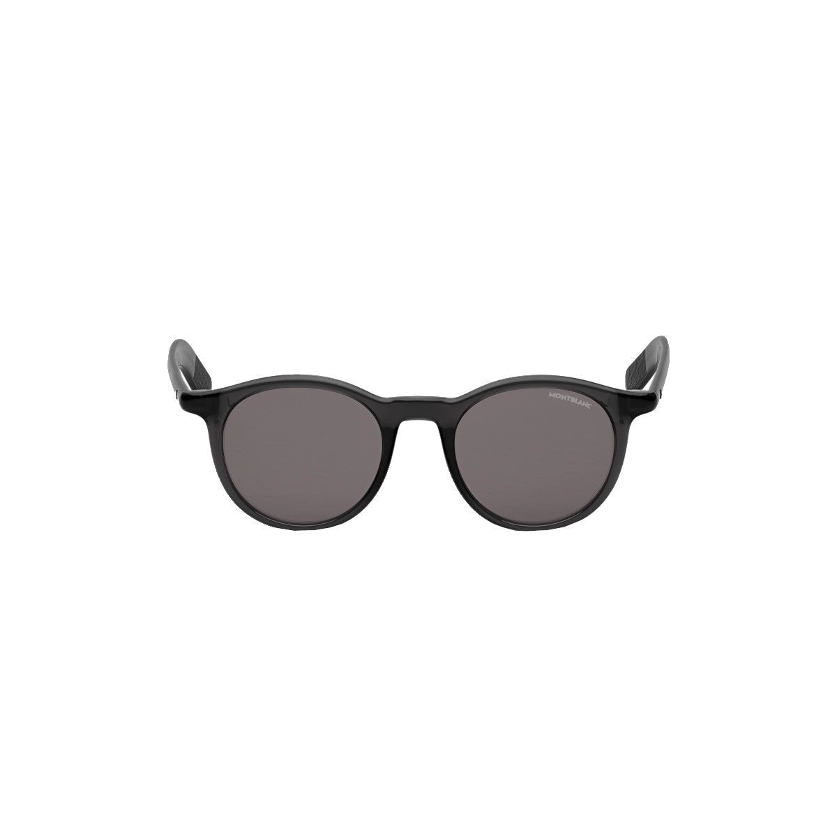 Lunettes de soleilMontblancLunettes de soleil rondes à monture injectée noire