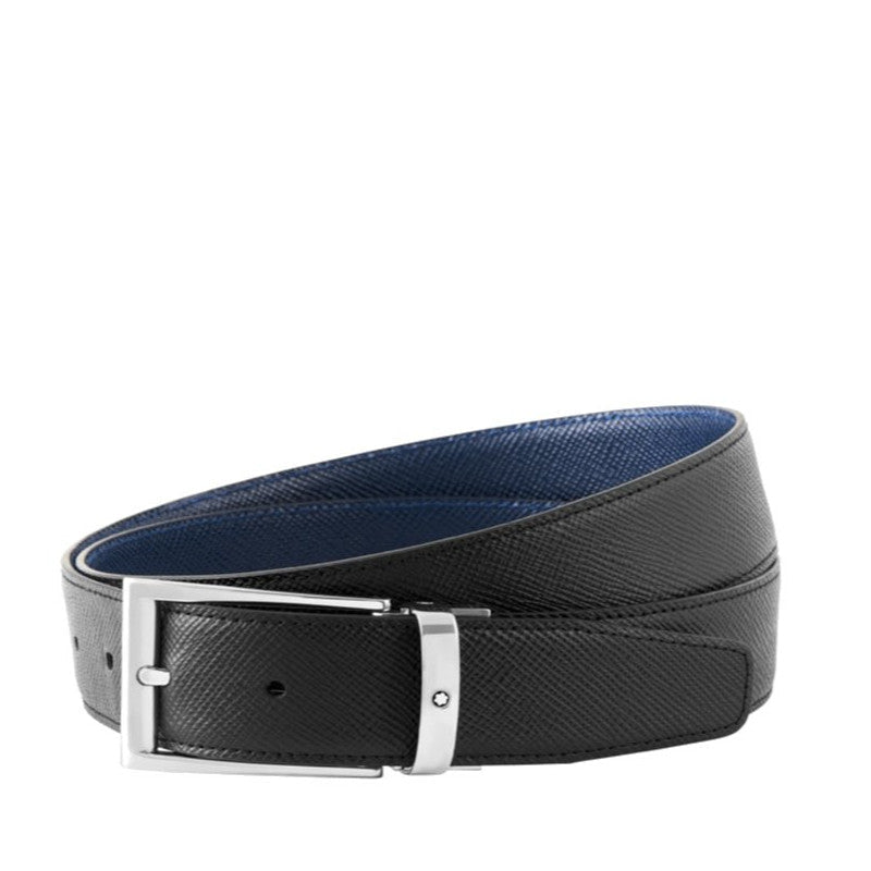 MontblancMontblanc Ceinture trapèze à boucle ardillon finition palladium brillant