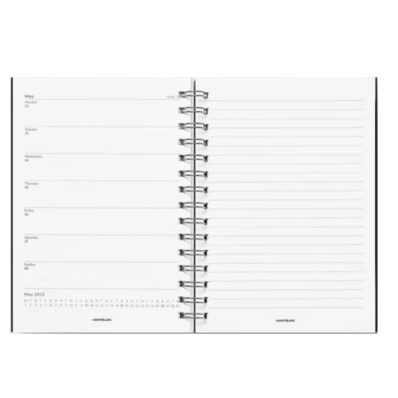 MontblancRecharge de la pochette enveloppe #146 petit format, noire - Calendrier 18 mois Montblanc