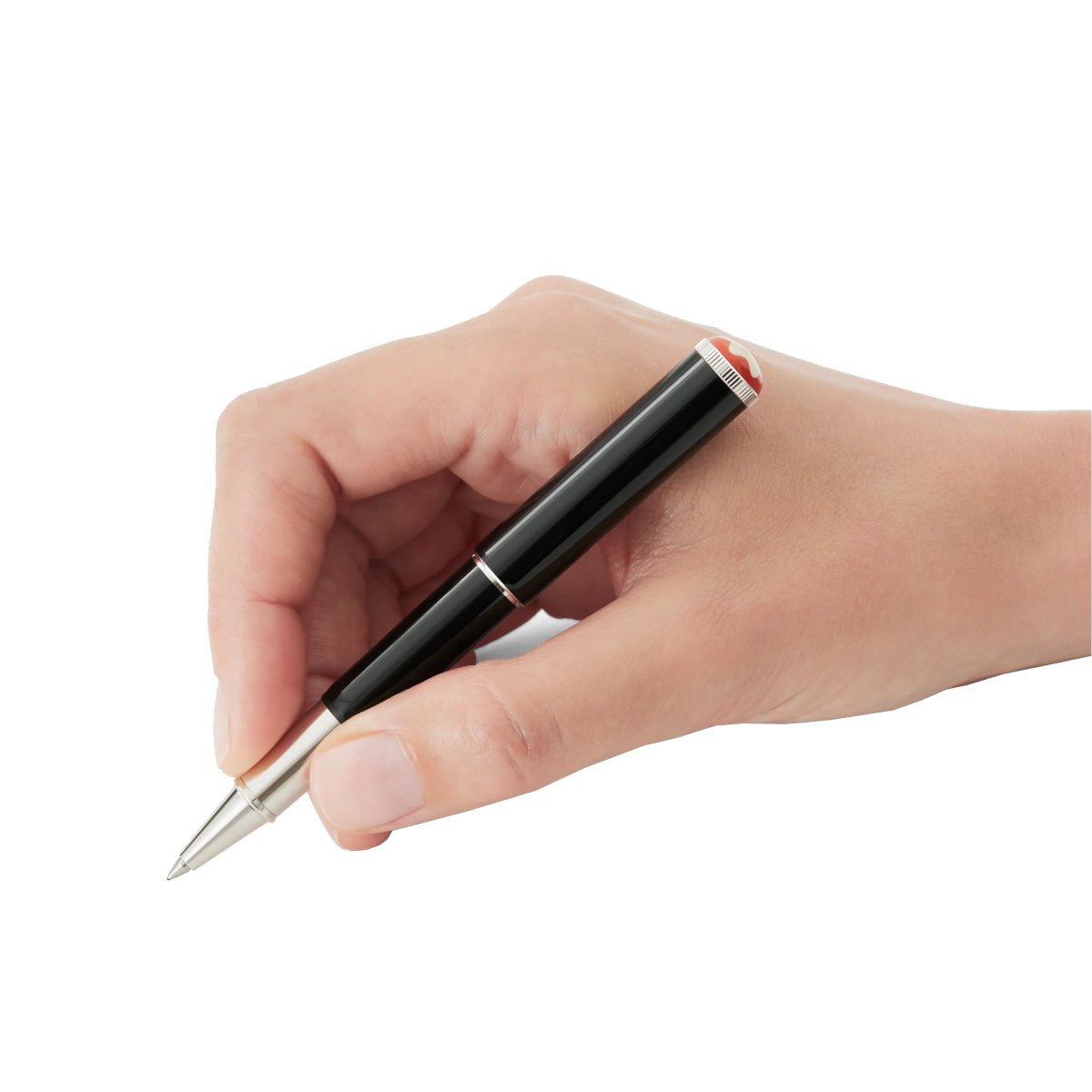 MontblancRollerball noir Montblanc Heritage Rouge et Noir « Baby » Édition Spéciale