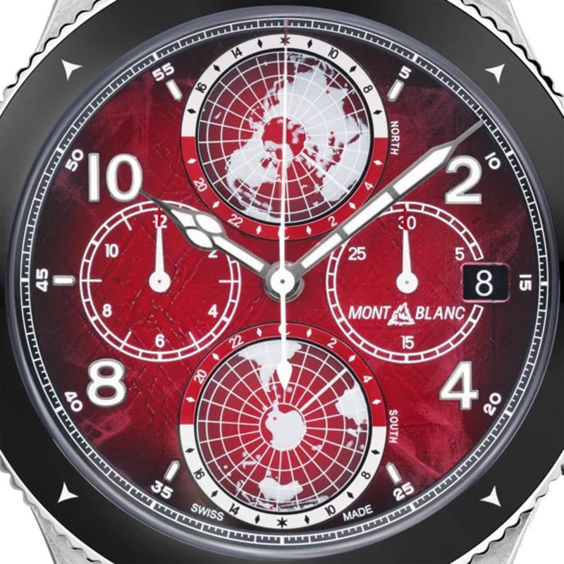 MontreMontblancMontre Montblanc 1858 Geosphere Chronograph 0 Oxygen Limited Edition - 290 pièces