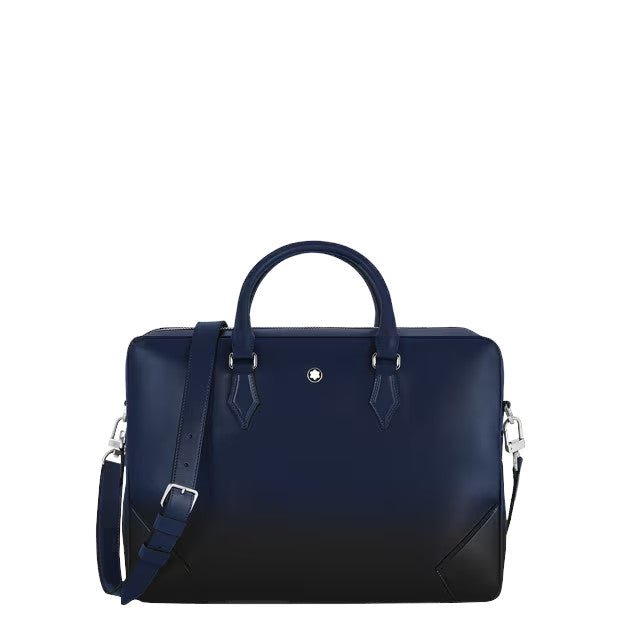 Porte - documentsMontblancPorte - documents moyen modèle en cuir Montblanc Meisterstück Sfumato Bleu encre