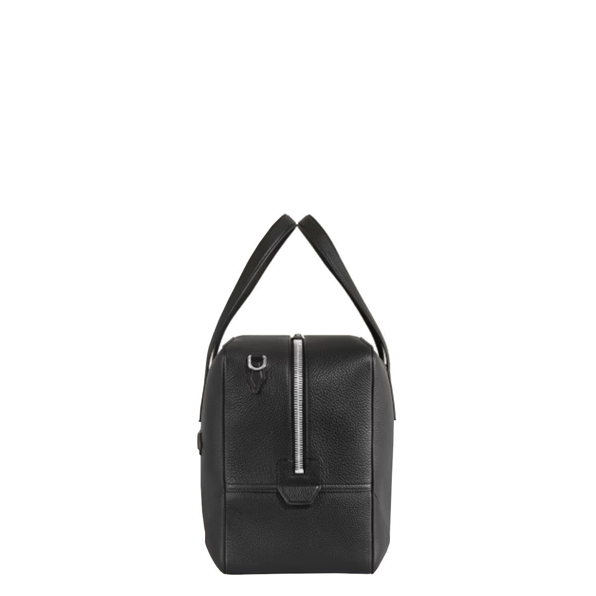 Montblanc Black Grained Leather Weekender 45 Bag