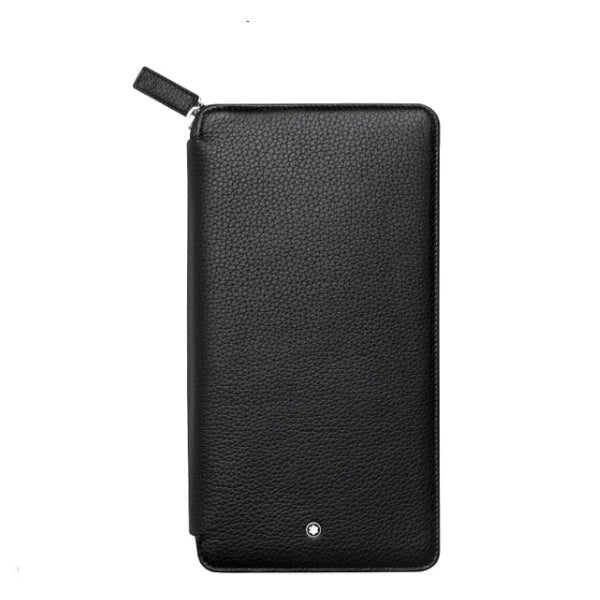 PortefeuilleMontblancPortefeuille de voyage 13cc zippé Montblanc Meisterstück Soft Grain
