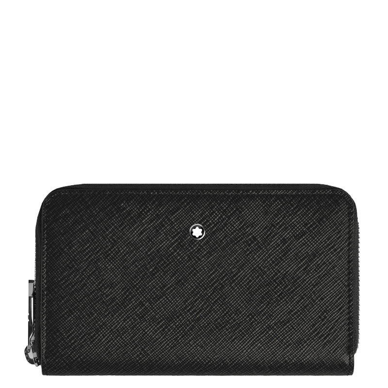 PortefeuilleMontblancPortefeuille zippé 12cc Montblanc Sartorial moyen format