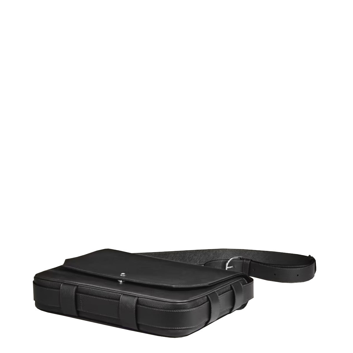 Montblanc Leather Messenger Bag Sartorial Black