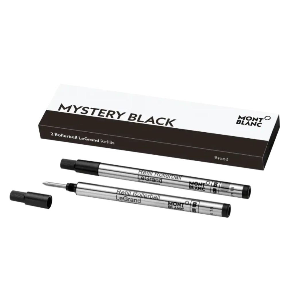 2 recharges pour rollerball LeGrand (B) Mystery Black - Boutique-Officielle-Montblanc-Cannes
