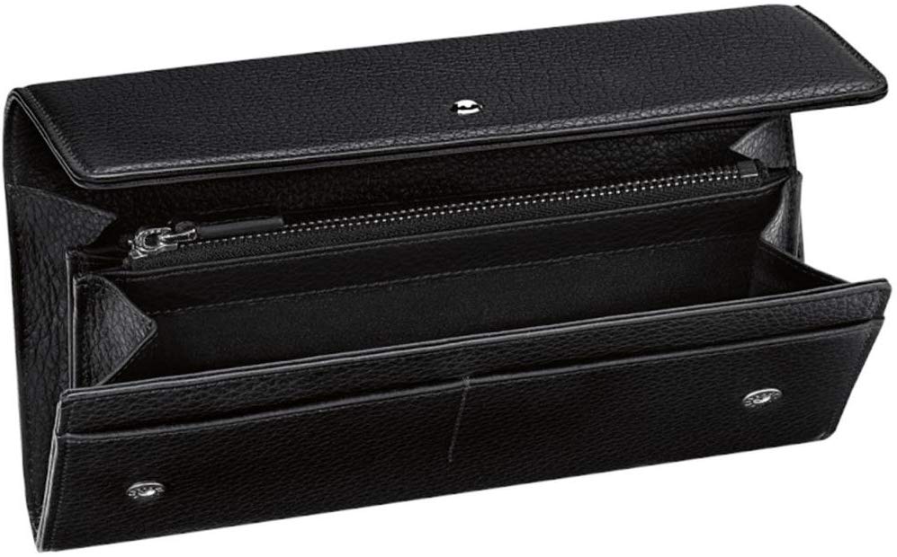 Portefeuille Long 10 cartes avec porte-monnaie Meisterstück Soft Grain - Boutique-Officielle-Montblanc-Cannes