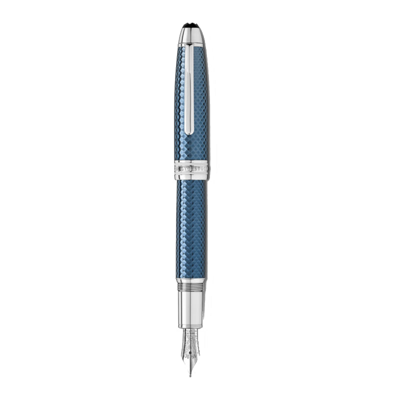 Montblanc fountain pen Meisterstück Glacier Solitaire 