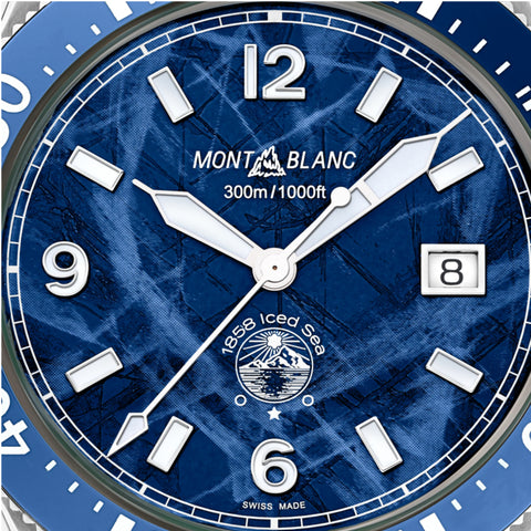Montblanc 1858 Iced Sea Automatic Date