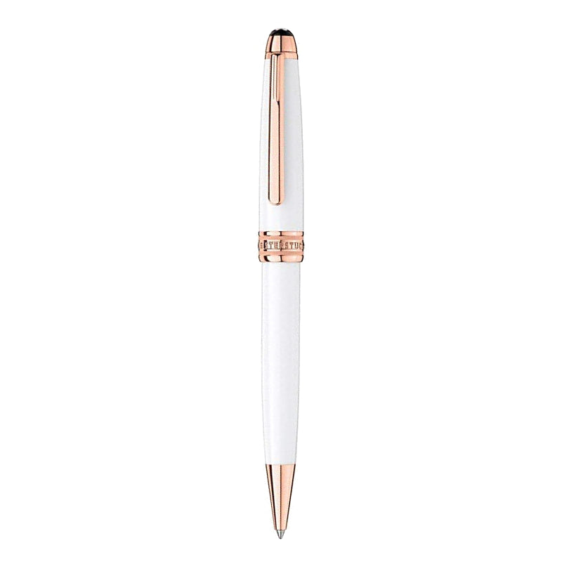 Stylo bille Meisterstück White Solitaire Or Rouge Classique