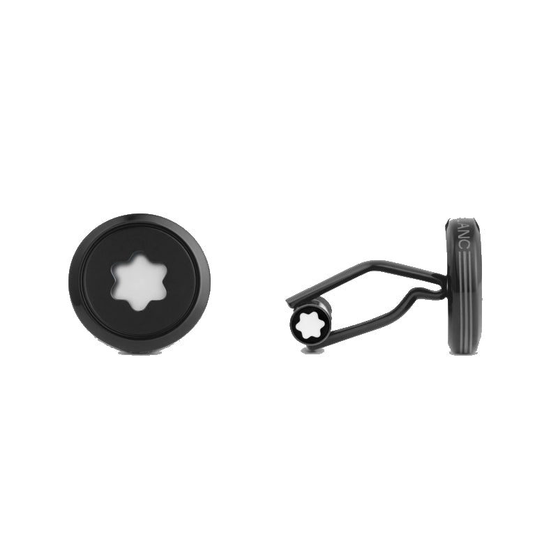 Boutons de manchetteMontblanc0Boutons de manchette Montblanc StarWalker Black Cosmos noirs