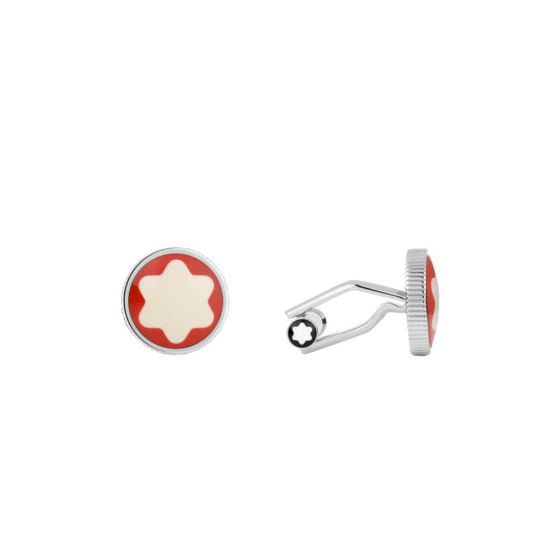 Boutons de manchetteMontblancBoutons de manchette Montblanc Heritage Rouge et Noir de Montblanc