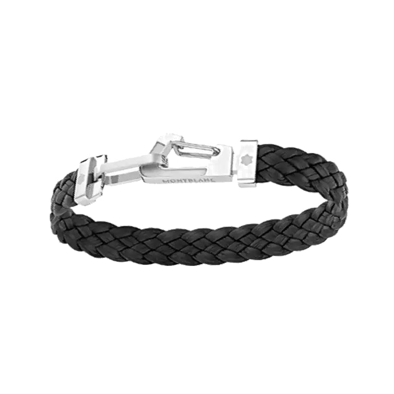 Bracelet hommeMontblancBracelet Wrap Me en cuir noirM