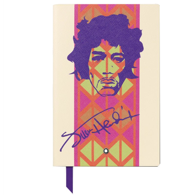 Carnet de noteMontblancCahier #146 petit format, Montblanc Great Characters Jimi Hendrix, blanc, ligné