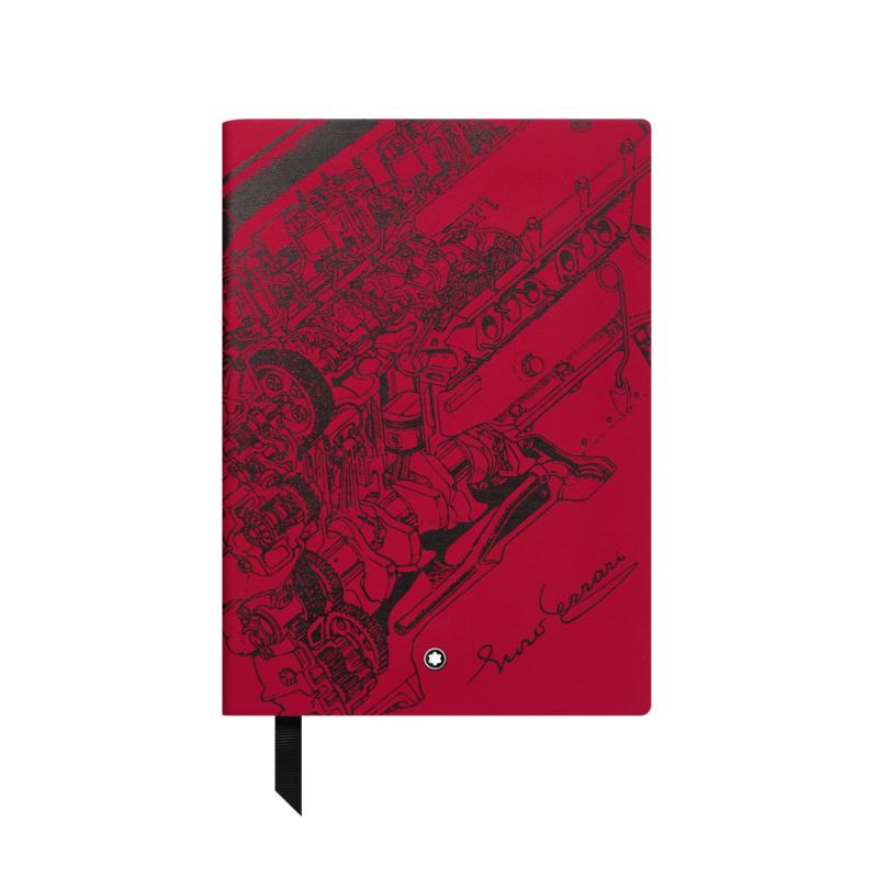 Carnet de noteMontblancCarnet #146 petit format, Montblanc Great Characters Enzo Ferrari, rouge, ligné