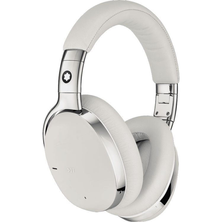 Casque audio sans filMontblancCasque de voyage connecté Montblanc MB 01 blanc : L’élégance sonore