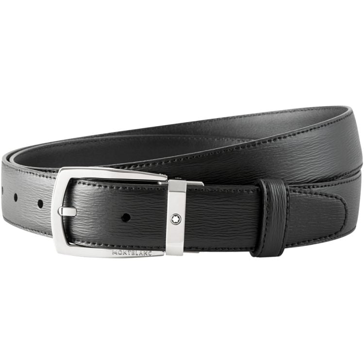 Ceinture hommeMontblancMontblanc Ceinture affaires noire à couper selon la taille