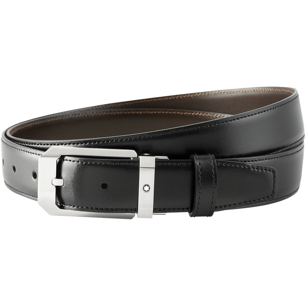 Ceinture hommeMontblancMontblanc Ceinture affaires réversible noire/marron à couper selon la taille