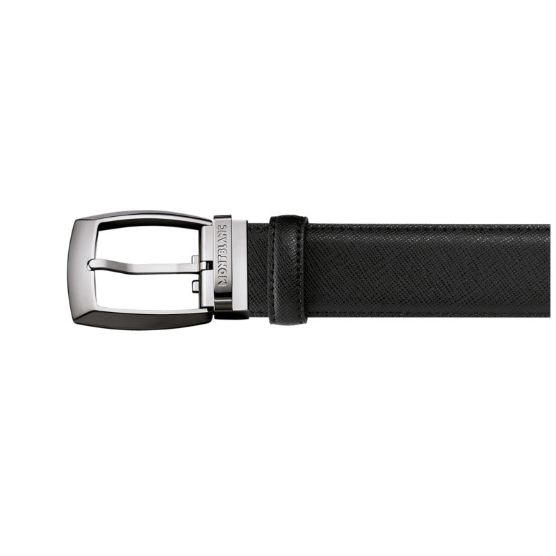 Ceinture hommeMontblancMontblanc Ceinture de 35 mm en cuir noir