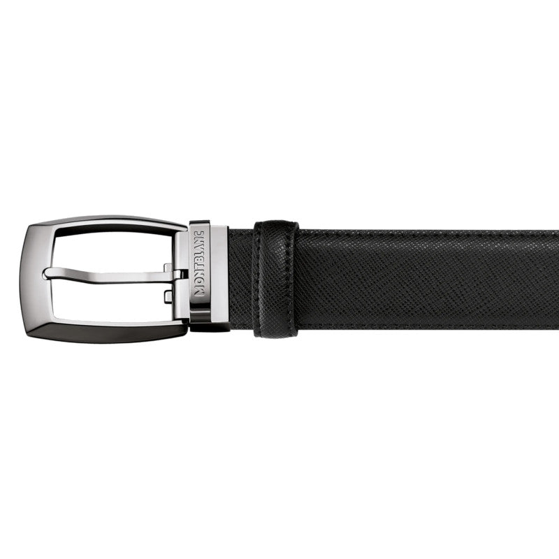 Ceinture hommeMontblancMontblanc Ceinture de 35 mm en cuir noir