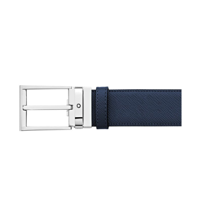 Ceinture hommeMontblancMontblanc Ceinture trapèze à boucle ardillon finition palladium brillant