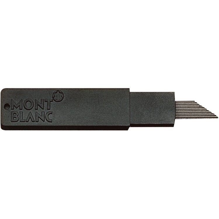 Mines pour portemineMontblancMines pour portemine, Montblanc polymère, HB, 0,7mm, 10 par boîte