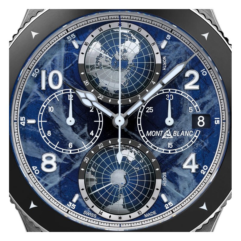 MontreMontblancMontblanc 1858 Geosphere Chronograph 0 Oxygen Limited Edition