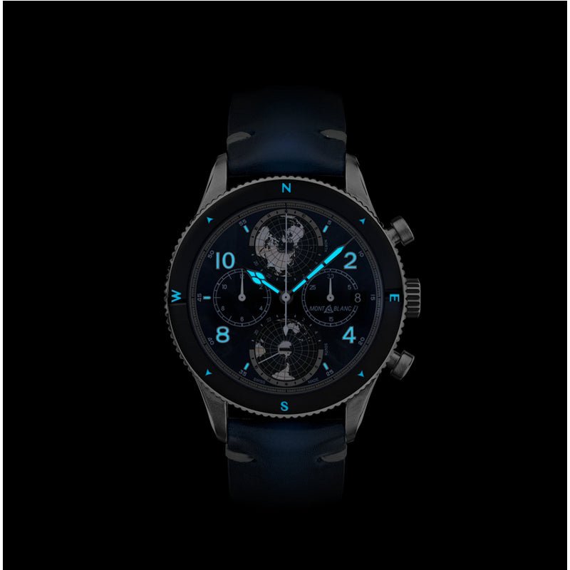 MontreMontblancMontblanc 1858 Geosphere Chronograph 0 Oxygen Limited Edition