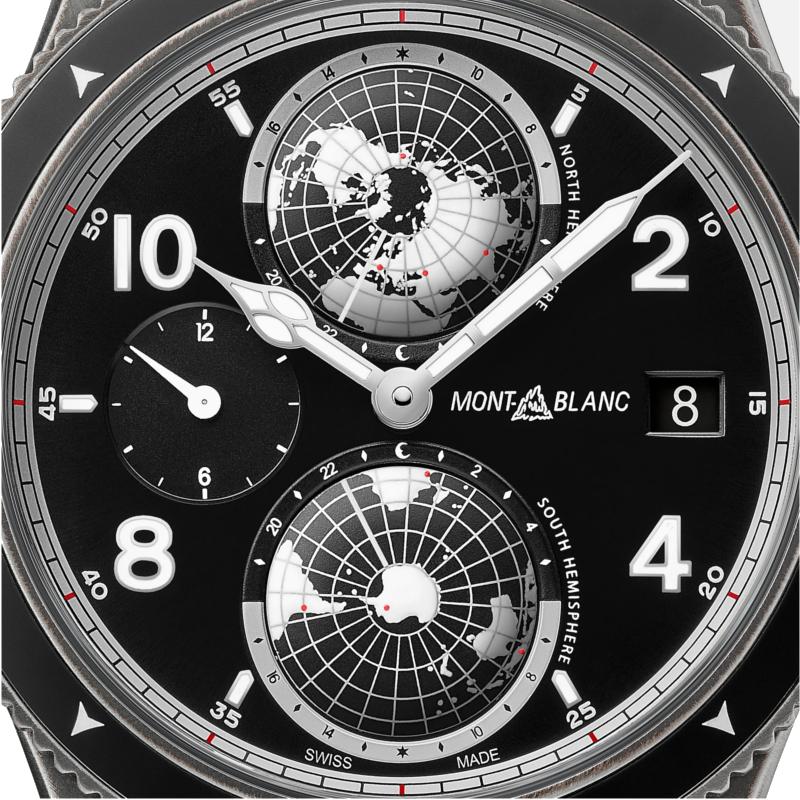 MontresMontblancMontre Montblanc 1858 Geosphere Ultra Black Limited Edition - 858 pièces