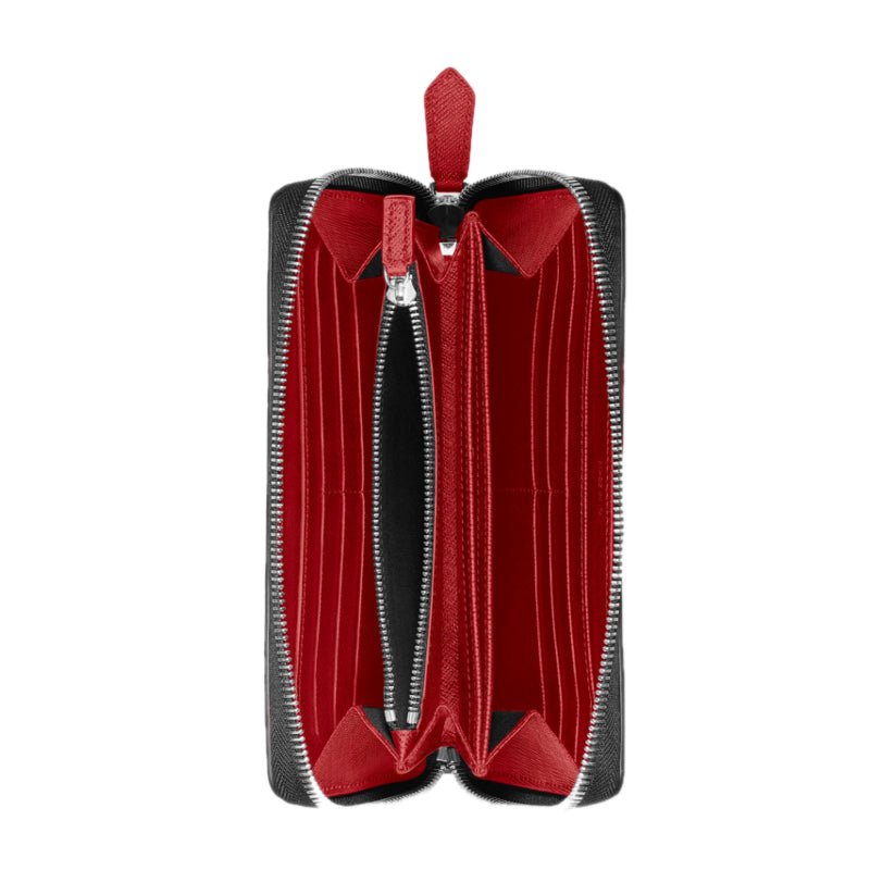 PortefeuilleMontblancPortefeuille 12cc avec zip circulaire Montblanc Sartorial